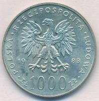Lengyelország 1983. 1000Zl Ag "II.János Pál pápa látogatása" T:1-
Poland 1983. 1000 Zloty...