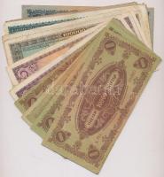 Vegyes: 20db-os pengő bankjegy tétel T:III,III- néhány darabon anyaghiány
