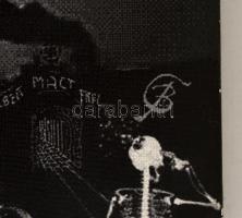 Olvashatatlan jelzéssel: Rém-állomások, c-print, vászon, hátulján jelzett, 44×63 cm