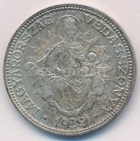 1932. 2P Ag Madonna T:1-,2 patina  Adamo P7