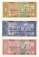 Moldova 1992. 1L + 5L + 10L T:I
Moldova 1992. 1 Lei + 5 Lei + 10 Lei C:UNC