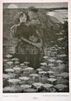 Költők albuma. Jelenkori magyar költők verseiből. Szerk.: Radó Antal. Harminczöt magyar festőművész ...