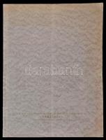 1930 A tiszadobi és tőketerebesi gróf Andrássy kastélyok műtárgyai. Árverési katalógus. Budapest - M...