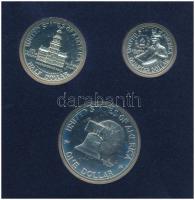 Amerikai Egyesült Államok 1976S 1/4$ Ag "Washington" + 1/2$ Ag "Kennedy" + 1$ Ag...