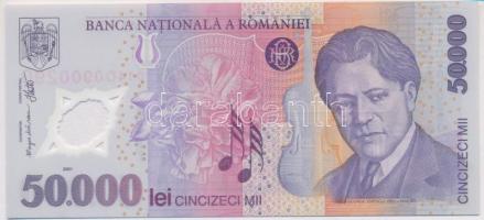 Románia 2001. 50.000L T:I Romania 2001. 50.000 Lei C:UNC