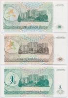 Transznisztria 1993. 50R + 100R + 1994. 1R + 5R + 10R + 10.000R T:I 
Transnistria 1993. 50 Ruble + ...