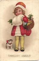 75 db régi motívumlap: üdvözlőlapok, színész, művészlapok, folklór, hölgyek, stb. / 75 pre-1945 moti...