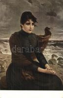 75 db régi motívumlap: üdvözlőlapok, színész, művészlapok, folklór, hölgyek, stb. / 75 pre-1945 moti...