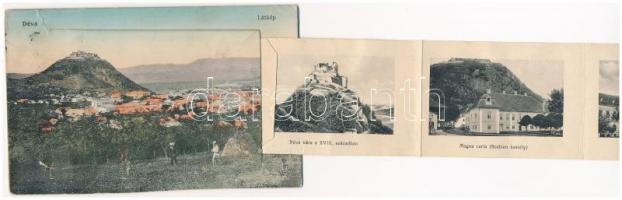 Déva, leporellolap belül a heti piaccal. Kiadja Laufer Vilmos / leporellocard with market inside  (R...