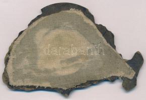 ~1930. "Mindent a hazáért" Br Nagy-Magyarország alakú plakett (93x62mm) T:2,2-