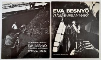 Eva Besnyő n halve eeuw werk. 1982, Feministische Uitgeverij Sara. + kiállítási katalógus. Kiadói papírkötés, kissé kopottas állapotban.