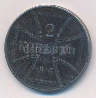 Német Birodalom / I.Világháború / Keleti Főparancsnokság 1916A 2k Fe T:2
German Empire/ WWI /German...