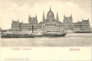 Budapest V. Országház, Parlament, gőzhajó (EK)