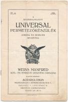 1930 A szabadalmaztatott Universal permetezőkészülék leírása és kezelési utasítása, Weiss Manfréd Acél- és Fémművei Részvénytársaság, 10p