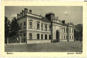 Losonc, Lucenec; Tüzér laktanya. Salamon Károly kiadása / military artillery barracks (EK)