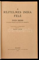 Sven Hedin: A rejtelmes India felé. Fordította és bevezetéssel ellátta: Zigány Árpád. Bp.,én.,Magyar...