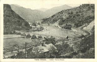 Vöröstoronyi-szoros, Roterturmpass, Pasul Turnu Rosu (Olt-völgy/Valea Oltului); Fűrésztelepi híddal / sawmill with bridge (EK)