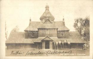 Zabolotyiv, Zablotow; Rutén fatemplom / wooden church, (non PC)