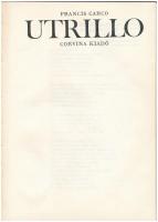 Carco, Francis: Utrillo. Bp., 1971, Corvina. Kiadói egészvászon kötés, papír védőborítóval, jó állap...