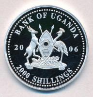 Uganda 2006. 2000Sh Ag "A labdarúgás halhatatlanjainak csarnoka - Lengyelország 1980-as évek / ...