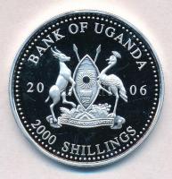 Uganda 2006. 2000Sh Ag "A labdarúgás halhatatlanjainak csarnoka - Németország 1980-as évek / Ha...