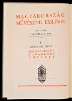 Magyarország művészeti emlékei. 1-3. köt. Szerk.: Gerevich Tibor. 1. Gerevich: Magyarország románkor...