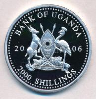 Uganda 2006. 2000Sh Ag "A labdarúgás halhatatlanjainak csarnoka - Spanyolország 2000-es évek / ...