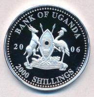 Uganda 2006. 2000Sh Ag "A labdarúgás halhatatlanjainak csarnoka - Anglia 1960-as évek / Jackie ...