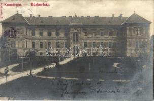 Komárom, Komárnó; Közkórház, Schönwald T. / hospital (felületi sérülés / surface damage)
