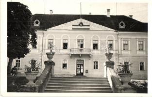 Sepsiszentgyörgy, Sfantu Gheorghe; Vármegyeháza, magyar zászló / county hall, Hungarian flag (EK)