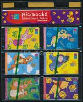Micimackó limitált kiadású 6 db bontatlan telefonkártyát tartalmazó kiadvány / Winnie the Pooh phone card collection with 6 unused cards