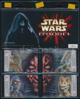 Star Wars - Csillagok Háborúja Episode One limitált kiadású 4 db bontatlan telefonkártyát tartalmazó...