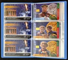 Több, mint 1000 db magyar telefonkártya, részben gyűjteményszerűen, sorozatokkal, berakókban, részbe...