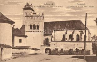 Késmárk, Kezmarok; Harangtorony, római katolikus templom, kiadja N. Reiner / bell tower, church