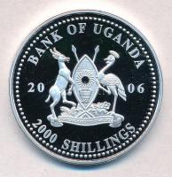 Uganda 2006. 2000Sh Ag "A labdarúgás halhatatlanjainak csarnoka - Jugoszlávia 1990-es évek / De...