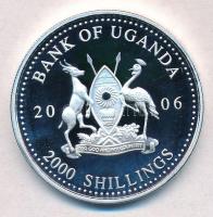 Uganda 2006. 2000Sh Ag "A labdarúgás halhatatlanjainak csarnoka - Magyarország 1960-as évek / A...