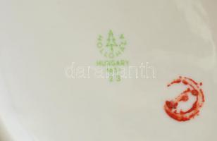 Hollóházi tejszínlikőrös kiöntő, dugó nélkül, matricás, jelzett, m: 18 cm