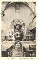 Nagydisznód, Heltau, Cisnadie; evangélikus templom belső / Inneres der evang. Kirche A.B. / church interior