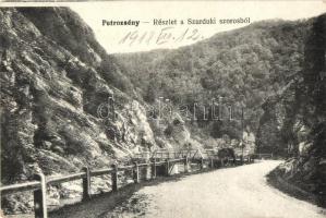 1918 Petrozsény, Petrosani; Szurduk-szoros / Pasul Surduc / gorge