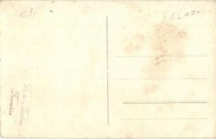 Kassa, Kosice; Vasútállomás, vasutasok csoportképe / railway station, railwaymen. Foto-Tátra (Trencí...