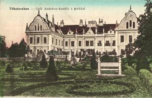 Tőketerebes, Trebisov; Gróf Andrássy kastély a parkkal / castle, park