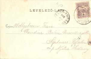 1900 Abos, Obisovice; Hernád vasúti híd, gőzmozdony, faszállító szekerek / railway bridge, locomotiv...