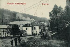 Szomolnok, Schmölnitz, Smolnik; Városháza. W. L. Bp. 2671. / town hall (EK)