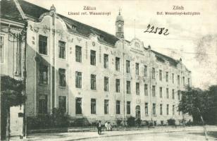 Zilah, Zalau; Református Wesselényi kollégium / boarding school (Rb)