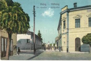 Hátszeg, Hateg, Wallenthal; Görög utca / Strada Grecilor / Greek street (Rb)