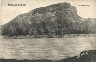 1911 Piski, Simeria; Arany-hegy. Adler fényirda 1910 / Uroi mountain (EK)