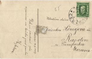 1927 Tiszolc, Tisovec; Báča z Tisovca / Szlovák folklór, férfi dudával, népviselet / Slovakian folkl...