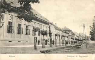 1910 Boksánbánya, Németbogsán, Bocsa; Fő utca. Szabonáry Károly fényképezte / main street (EK)