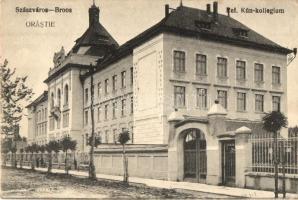 Szászváros, Broos, Orastie; Református Kun Kollégium / Calvinist boarding school (EK)