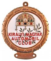 ~1990. "Királyi Magyar Automobil Club" zománcozott Br autójelvény (102x84mm) T:2